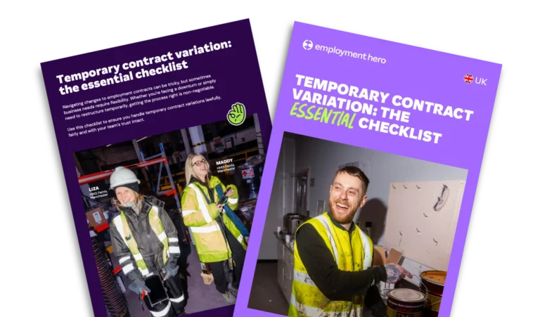 Temporary variation of employment contracts: an employer’s checklist