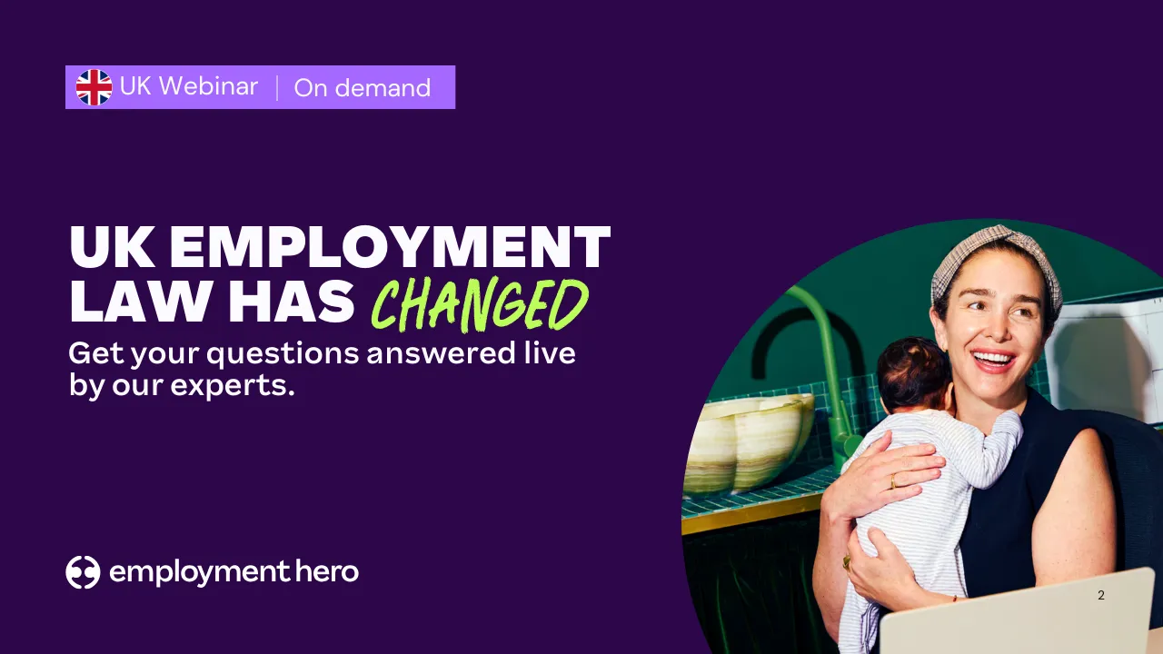 UK Employment Law Has Changed: Your Full Breakdown & Live Q&A on the New Employment Rights Act