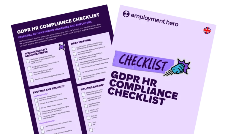 GDPR Checklist for HR Managers and Employers