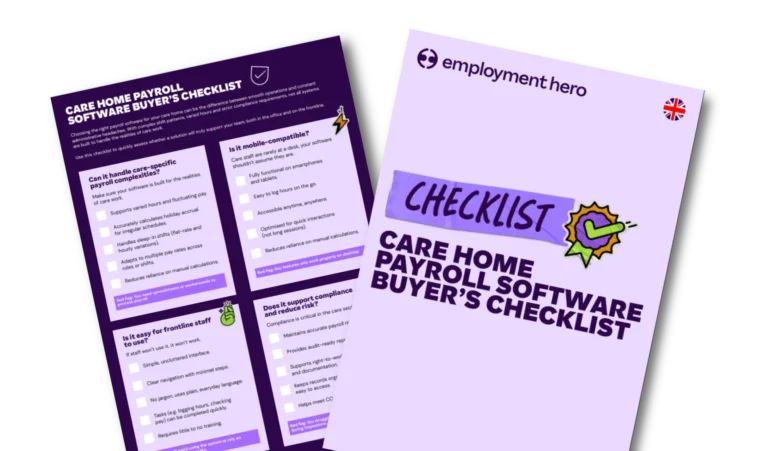 Guide to  Care Home Payroll Software in the UK [Free Checklist]