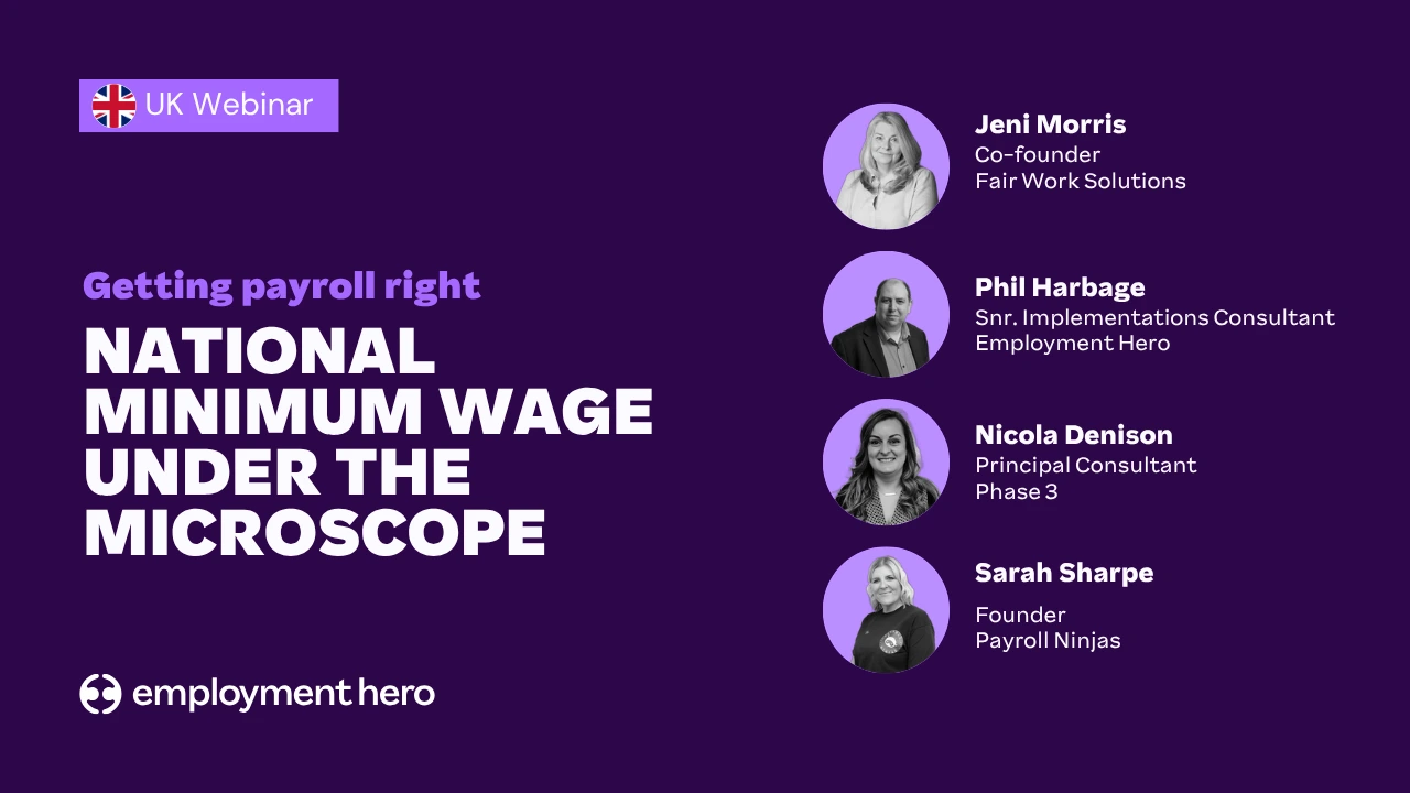 Getting Payroll Right: National Minimum Wage Under the Microscope
