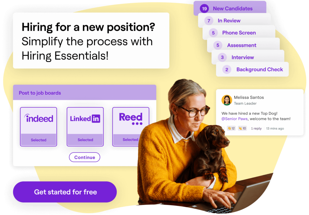 Create a Free Hiring Essentials account