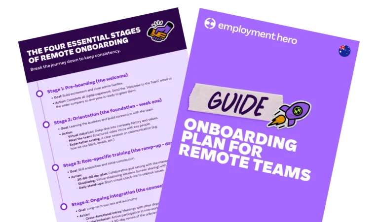Remote employee onboarding plan and process