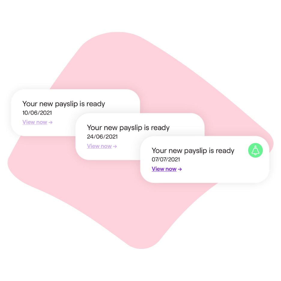 Screenshot of employment hero - payslips