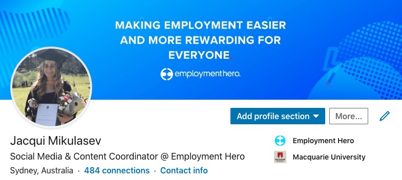 Employment Hero cover banner profile