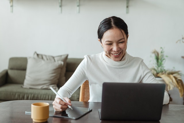 working from home