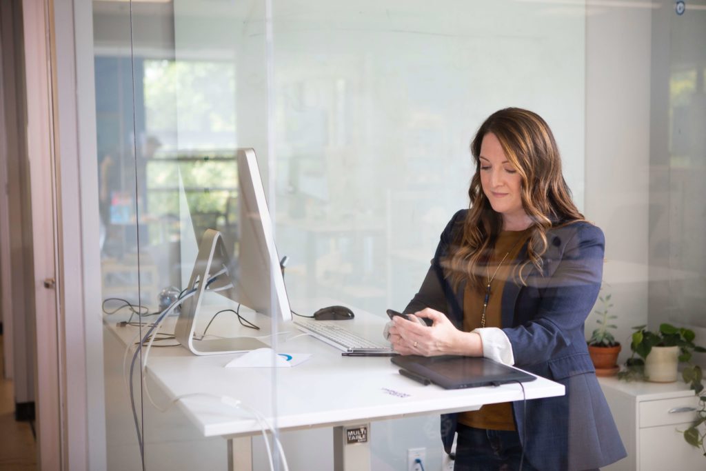 woman dressed smartly for interview