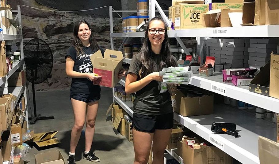 Warehouse workers at Flora and Fauna