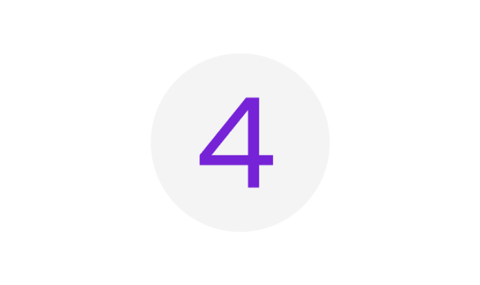 number 4 graphic