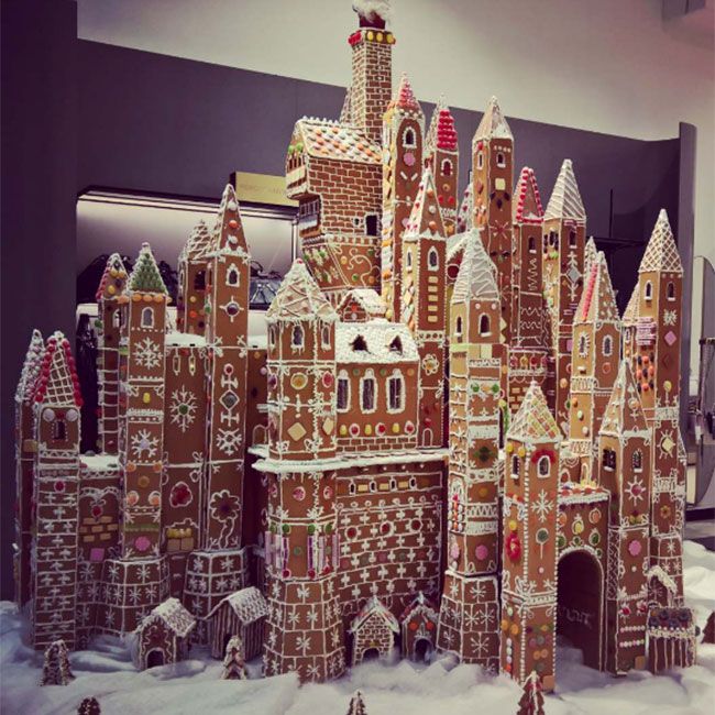 Amazing gingerbread castle