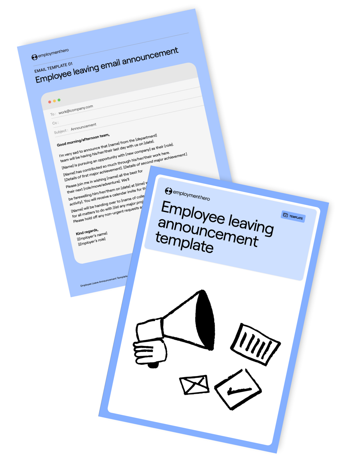 Announcement Of Employee Leaving Company Email Template
