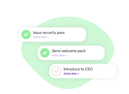 Employment Hero has a handy onboarding checklist you can use to help onboard your newest team member smoothly
