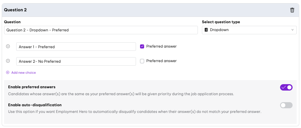 SEEK screening questions