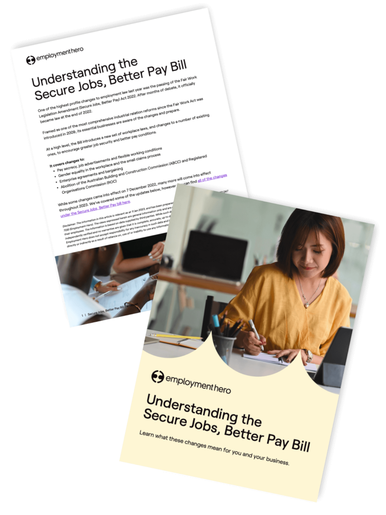 Understanding the Secure Jobs, Better Pay Bill in Australia