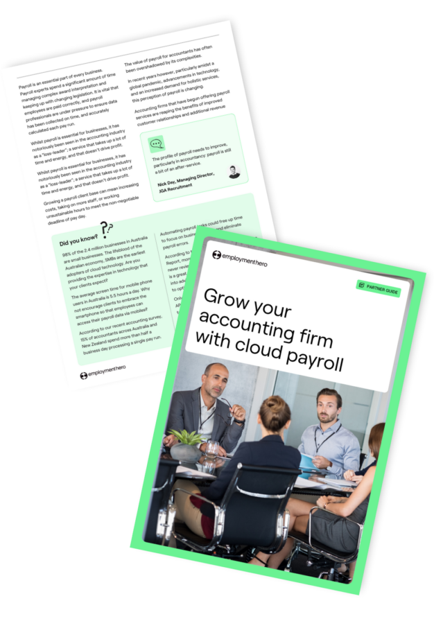 Grow your accounting firm with cloud payroll