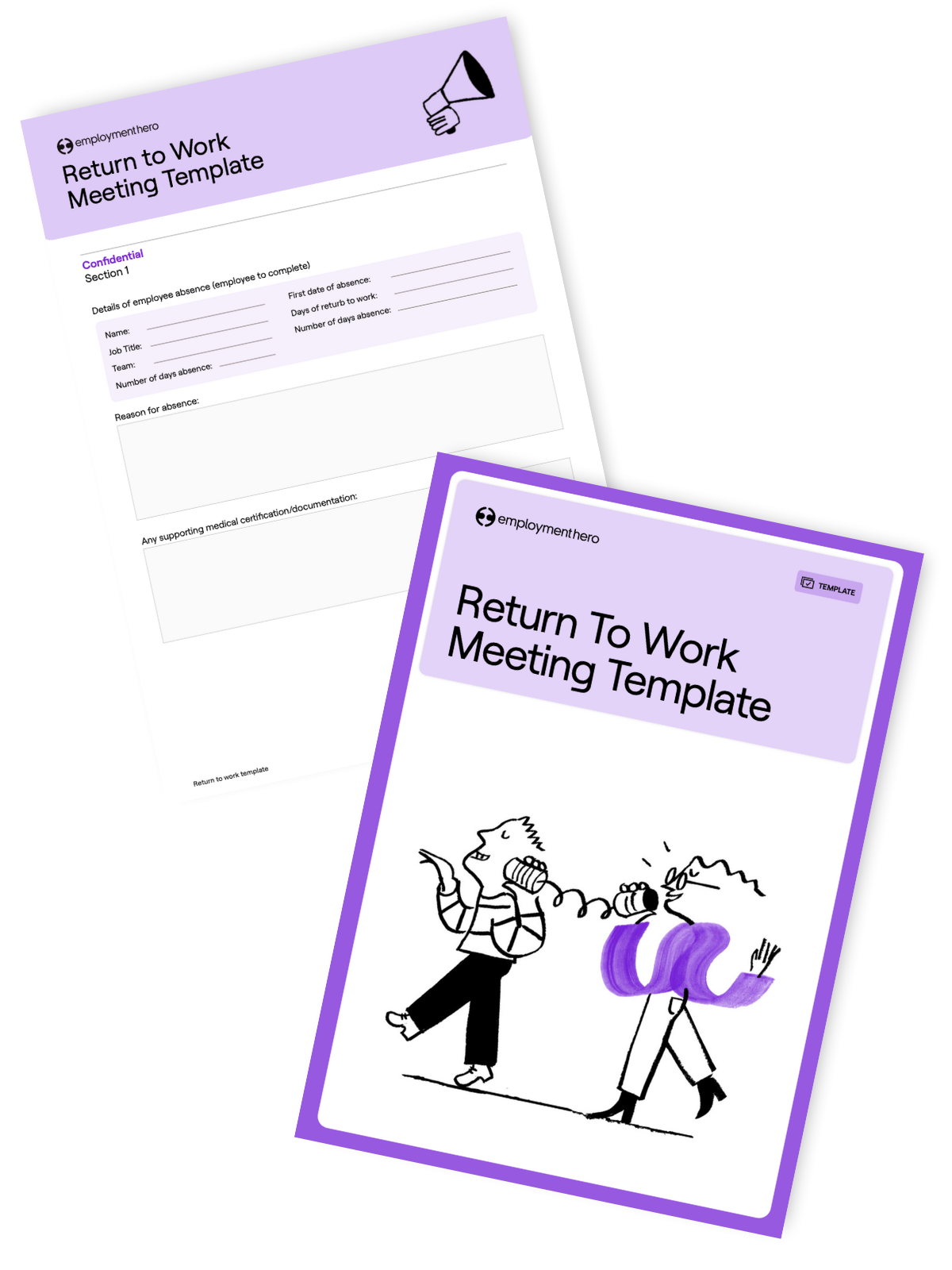 Return to Work Conversations, Meeting Interview Guide and Template