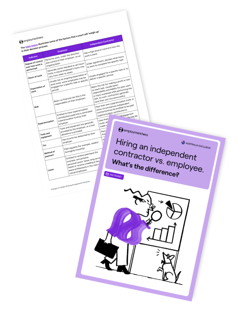 Contractor vs. Employee – What’s the Difference? [Free Factsheet]