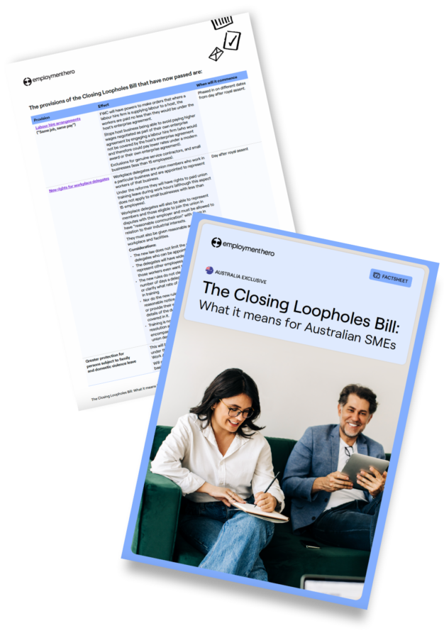 The Closing Loopholes Bill: What it means for Australian SMEs
