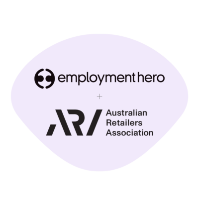Logo of Employment Hero + Australian Retailers Association