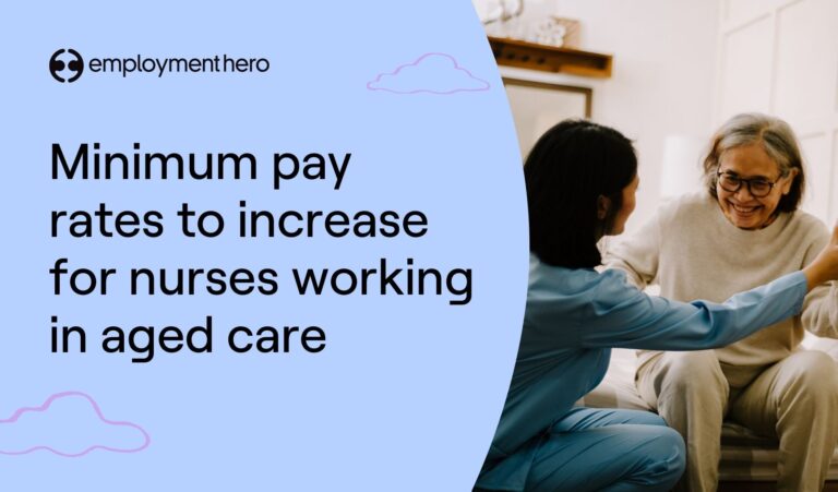 Minimum pay rates to increase for nurses working in aged care