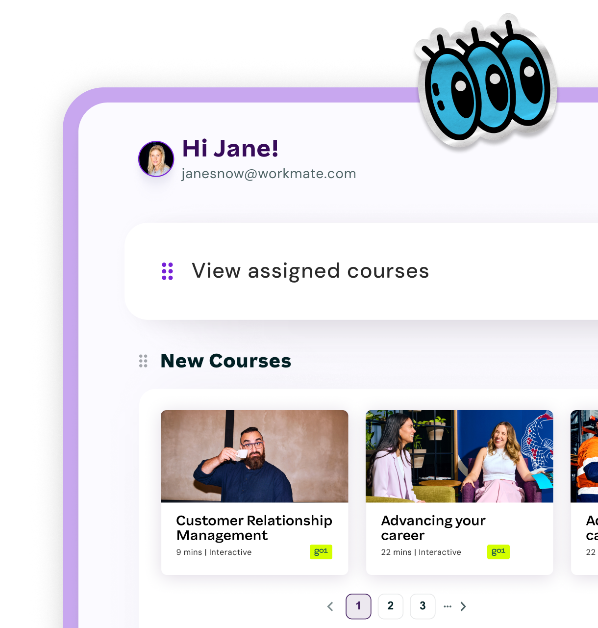 HR overview Page - Learning module