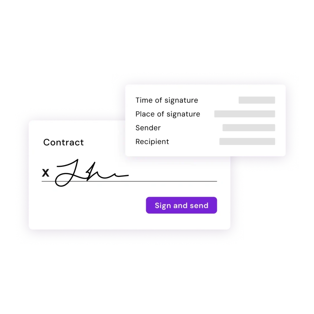 E-signature details