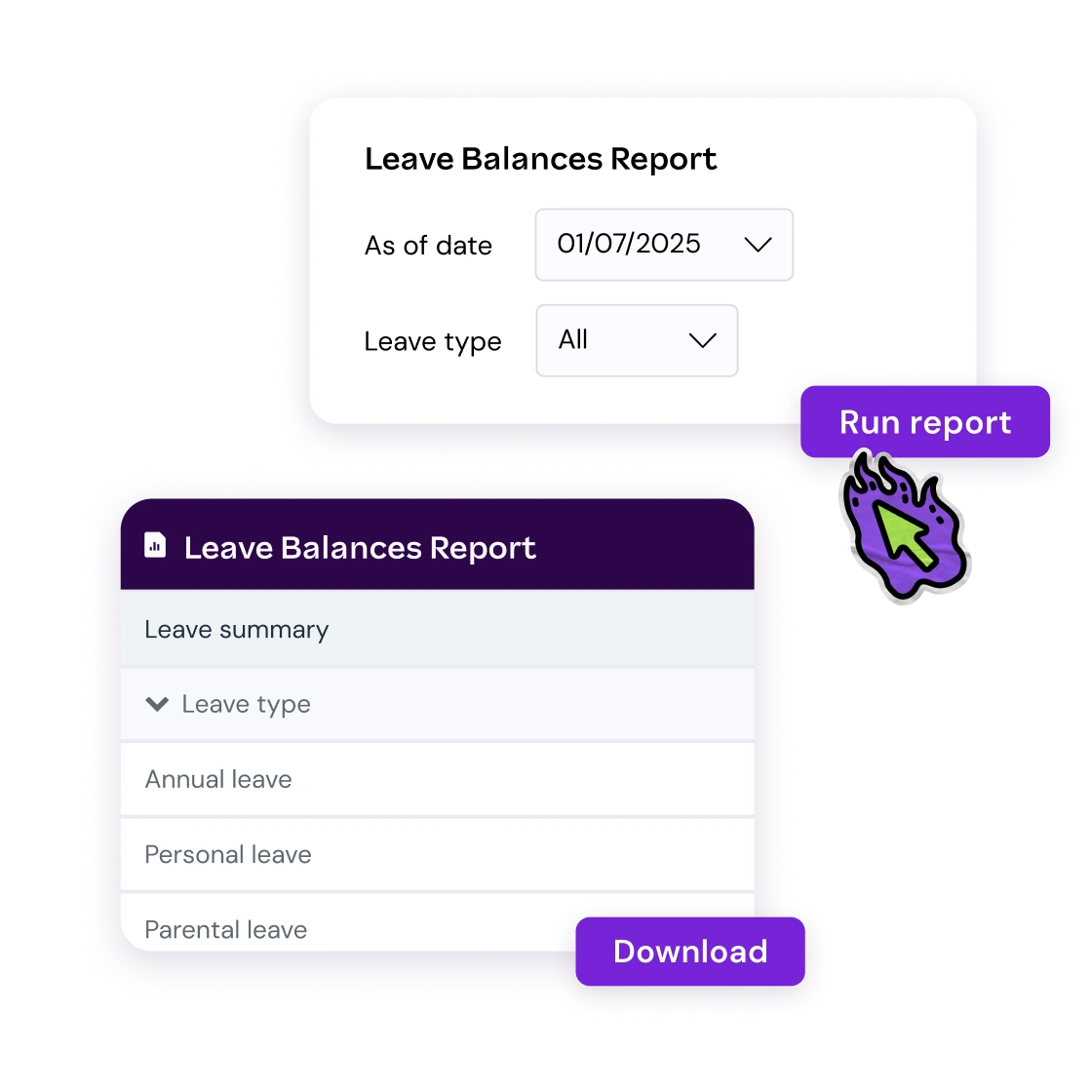 Automated Payroll Leave Balances Report