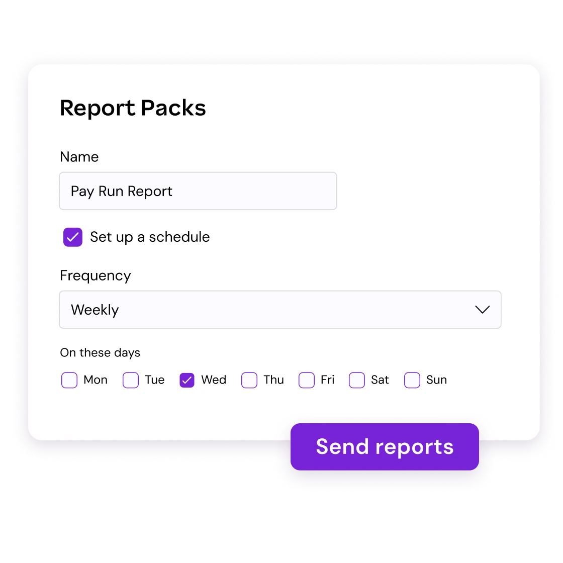 Automated Payroll Report Packs