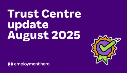 Trust Centre update: August 2025