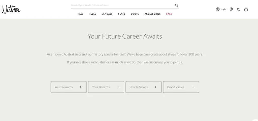 Wittner career page