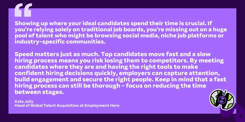 Kate Jolly recruitment quotes