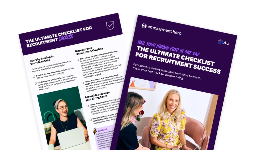 recruitment checklist thumbnail