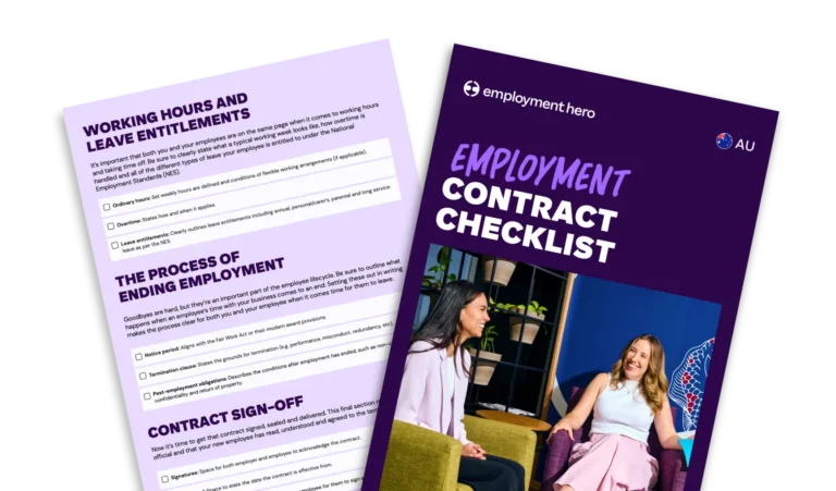 Employment contract checklist