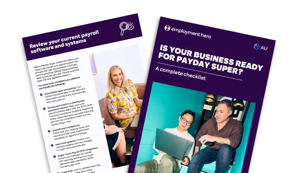 Payday Super Readiness Checklist