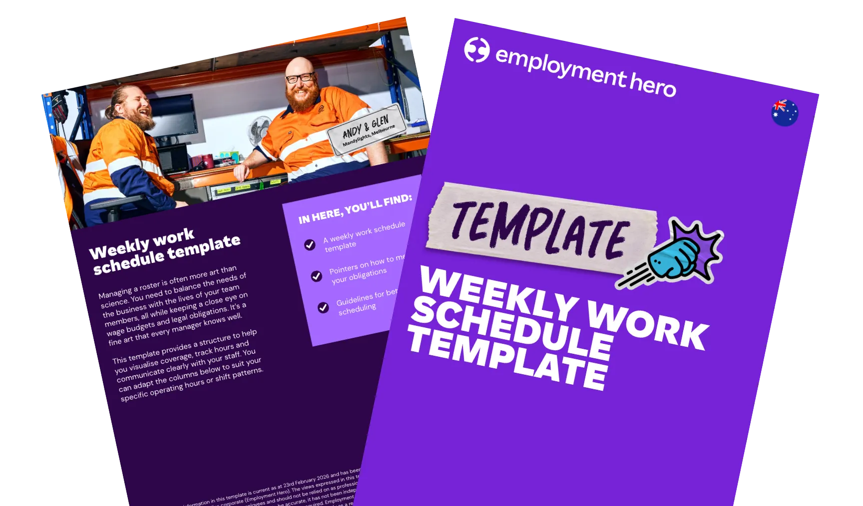 Designing an employee work schedule: template and guide