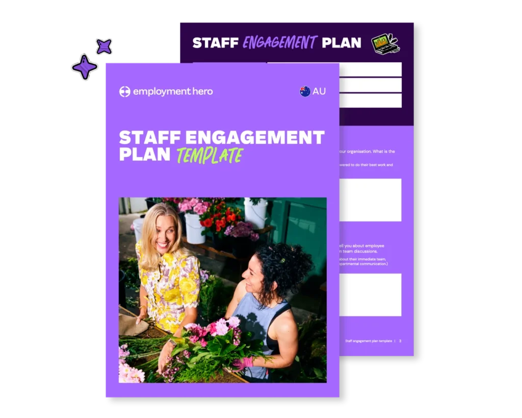 staff engagement plan template previews