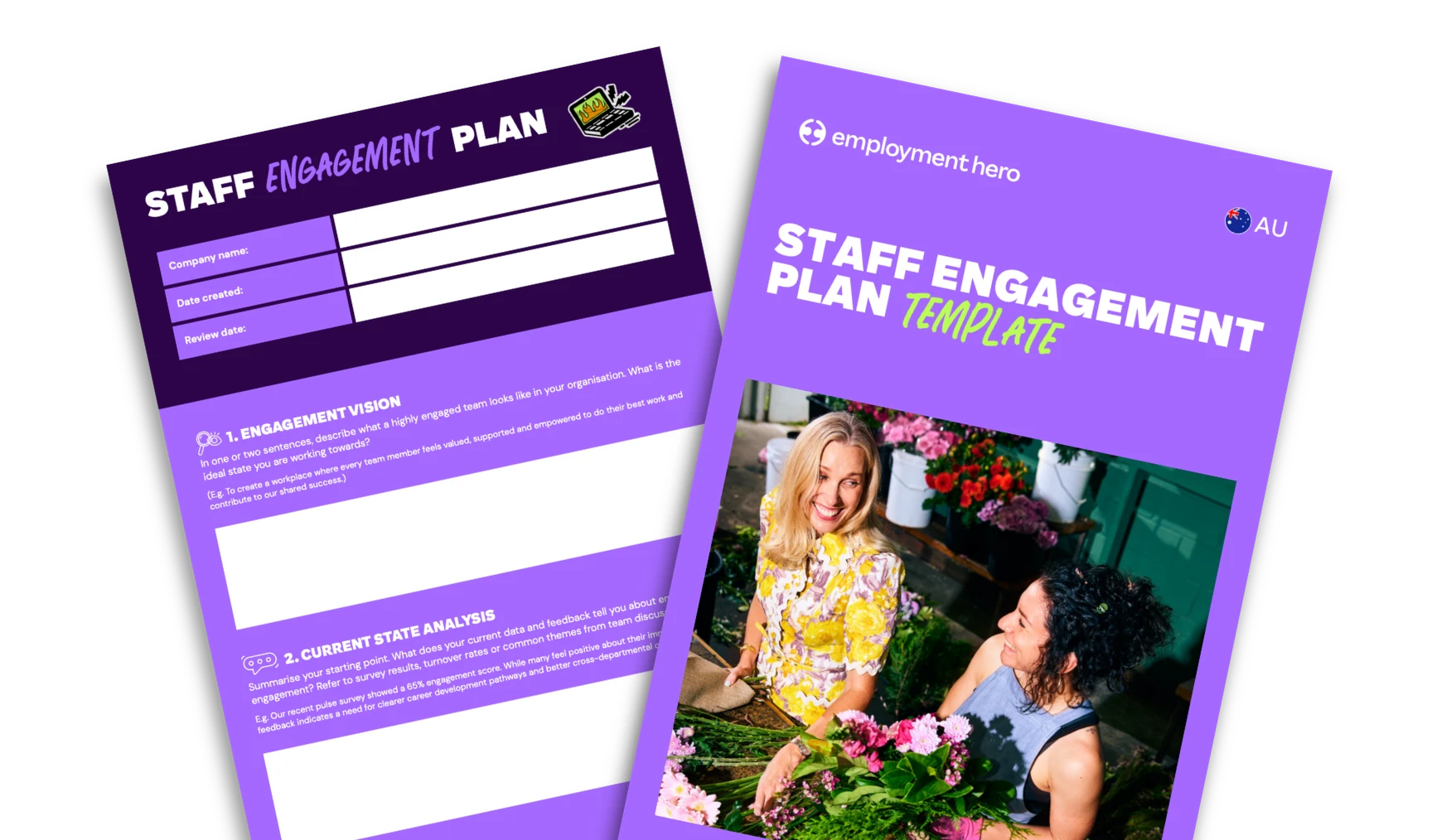 Staff engagement plan template and guide