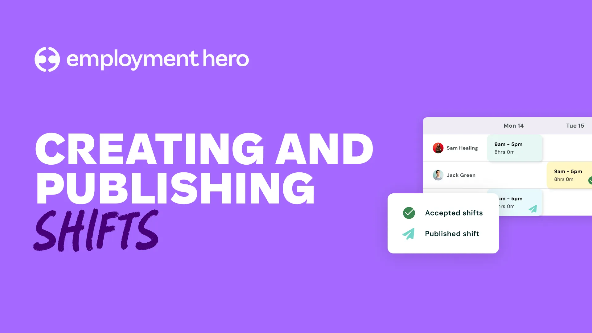 How to Create & Publish Roster Shifts