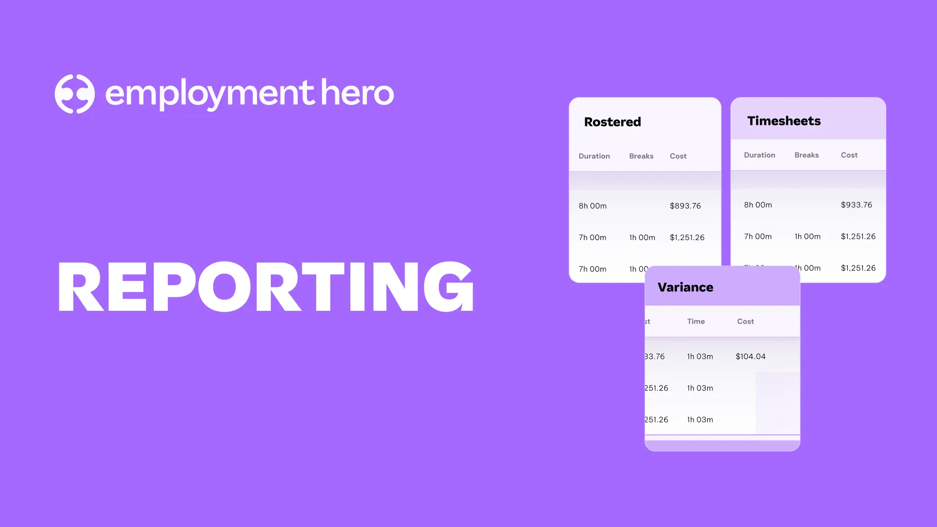 Time & Attendance Reports in Employment Hero